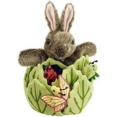 The Puppet Company Leksaker The Puppet Company Rabbit in a Lettuce with 3 Mini Beasts Hide Aways