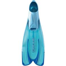 Palmes Cressi Agua Fins Palmes Chaussantes de Snorkeling, Aiguemarine/Bleu, 43/44, Adultes