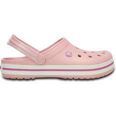 46 ⅓ Pantoletten Crocs Crocband - Pearl Pink/Wild Orchid