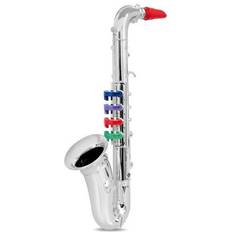 Lekeblåseintrumenter Bontempi Saxophone With 4 Coloured Keys Notes