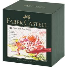 Faber castell 60 Faber-Castell PITT Artist Pen Brush Studio Box of 60 167150