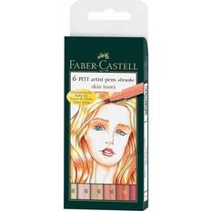 Faber castell pitt artist pen Faber-Castell PITT Artist Pen B Skin 6 st