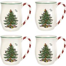 Microwave Safe Cups & Mugs Spode Christmas Tree Cup & Mug 41.4cl 4pcs