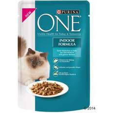 Husdjur Purina ONE Indoor Formula - Tonfisk & gröna bönor 0.51kg