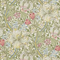 Green Wallpapers Morris & Co Golden Lily (210398)