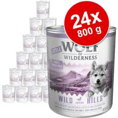 Hundefoder - Kalv Kæledyr Wolf of Wilderness Little Wild Hills Junior Duck & Calf