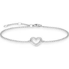 Thomas Sabo bracelet bianco A1553-051-14-L19,5V argenté/blanc