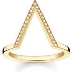 Thomas Sabo Triangle Ring - Gold/White