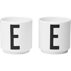 Design letters e Design Letters E For Äggkopp 2st