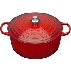 Casseruole Le Creuset Cerise Signature Cast Iron Round con coperchio 8.4 L 30 cm