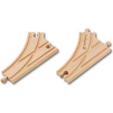 EverEarth Curved Switch Train Tack 2pcs