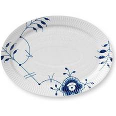 Oval Flata tallrikar Royal Copenhagen Blue Fluted Mega Flat tallrik 28cm