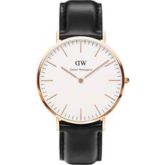 Daniel Wellington pour hommes Sheffield DW00100007 Or Rose