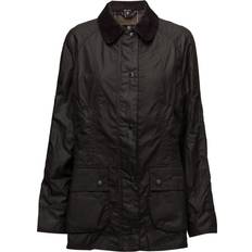 Cotone - Donna Giubbotti Barbour Classic Beadnell Wax Jacket - Olive