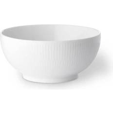 Royal Copenhagen Ciotole Royal Copenhagen White Fluted Plain 7 Serving Bowl Scodella 18cm 1.1L