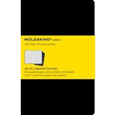 moleskine cahier black set of 3 square journals (2004)