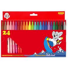 Sense Tuschpennor Sense Fiber Pens 24-pack