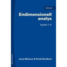 Endimensionell analys Endimensionell analys: särtryck kap. 1-8 (Häftad)