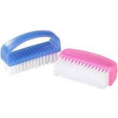 Pink Brushes Supa Nail Brush Pack-2