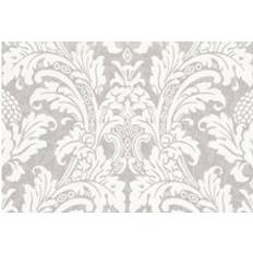 Cole & Son Blake Designtapete von White Silver blanc/gris