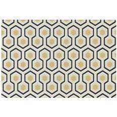 Cole & Son Hicks Hexagon Wallpaper Contemporary Collection Yellow 66/8056 Roll