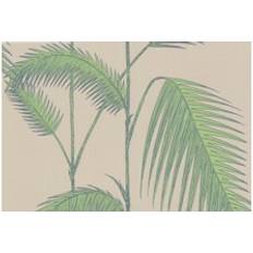 Cole & Son Palm Leaves Designtapete von and Braun/ Grün beige/vert