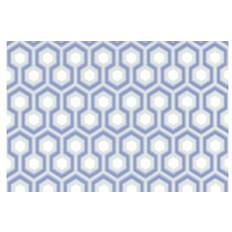 Cole & Son Hicks Hexagon Wallpaper Contemporary Collection Blue 66/8054 Roll