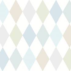 Cole & Son Tapete Punchinello von Soft Blue creme/bleu/bleu clair