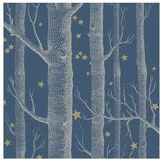 Cole & Son Tapete Woods Stars von Midnight blu