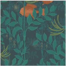 Bleu Papiers peints Cole & Son Tapete Nautilus von Dark Green turquoise