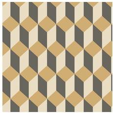 Cole & Son Delano Wallpaper Geometric Collection Gold Black 105/7030 Roll