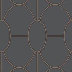 Cole & Son Riviera Wallpaper Geometric Ii Collection Charcoal 105/6029 Roll