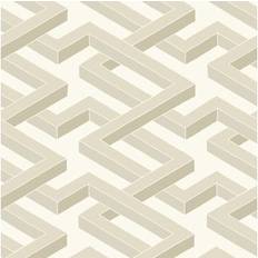 Cole & Son Luxor Wallpaper Geometric Ii Collection White 105/1003 Roll