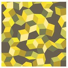 Cole & Son Designtapete Puzzle von and Yellow/ Black giallo