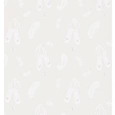 Sanderson Ballet Shoes Kindertapete von Beige creme/rose