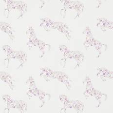 Sanderson Pretty Ponies Kindertapete von Lavendel viola/viola