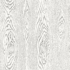 Cole & Son Tapete Wood Grain von Black White bianco