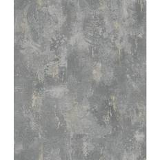 Grandeco DUTCH WALLCOVERINGS Papel de pared pintado hormigón gris TP1008 Gris