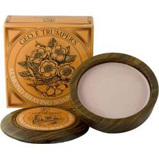 Geo F Trumper Almond Hard Shaving Soap Wooden Bowl