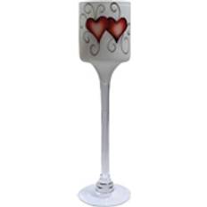 Nybro Crystal Inredningsdetaljer Nybro Crystal Heart Crystal Ink Ljusstake 40cm