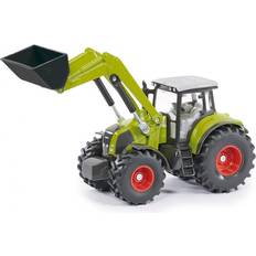 Plastica Escavatori Siku Claas Axion 850 Tractor with Front Loader Green with Gray Top 1/50 Diecast Model