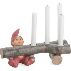 Sort Julelysestager Klarborg Birk Julelysestage 31.5cm