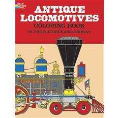 Loisirs et Artisanat Livres Antique Locomotives Coloring Book (Broché, 1976)