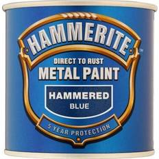 Hammerite Direct to Rust Hammered Effect Metal Paint White 0.75L