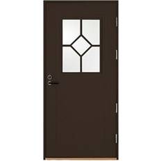 Dörrar Kaski Classic Uppsala Ytterdörr Crepiglas S 8005-Y20R V (100x200cm)