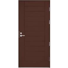 Brun Ytterdörrar Kaski Classic Piteå Ytterdörr S 7010-Y70R V (90x210cm)