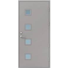 Dörrar Kaski Soldrömmar Pisa Ytterdörr Klarglas S 2502-B V (90x210cm)