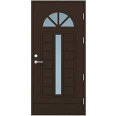 Kaski Soldrömmar Milano Ytterdörr Klarglas S 8005-Y20R H, V (90x210cm)