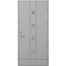 Dörrar Kaski Soldrömmar Siena Ytterdörr Klarglas S 2502-B V (100x200cm)