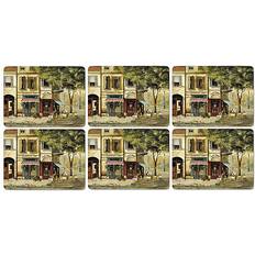 Pimpernel Parisian Scenes Coaster 6pcs